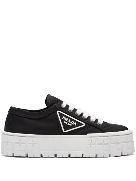 prada double wheel low-top sneakers